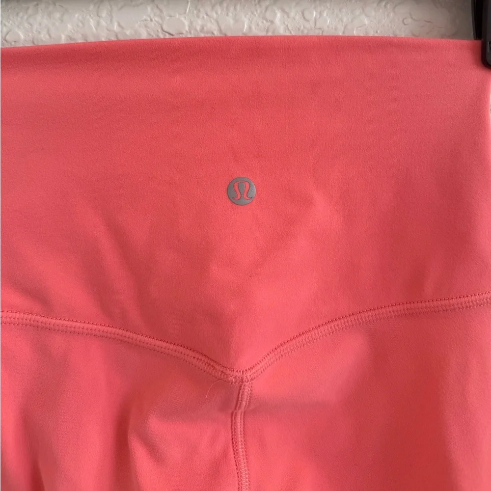 Lululemon Align High Rise Short Size‎ 2 Desert Red Pink